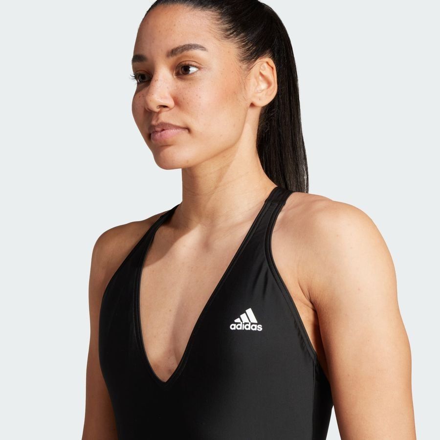 Adidas Women's 3 Stripes Swimsuit Swimming Costume IB7705