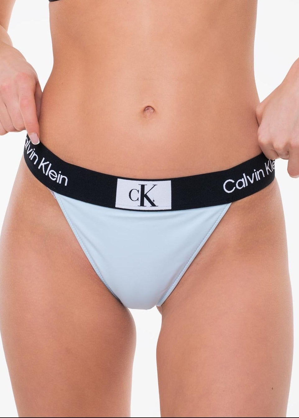 Calvin Klein Women's High Rise Cheeky Bikini Bottoms Swimsuit KW0KW02259