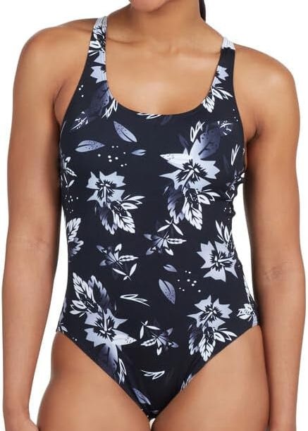 Zoggs Women's Juliet Print Actionback Swimsuit Swimming Costume
