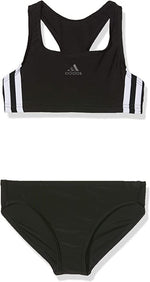 Adidas Girls Fit 3 Three Stripe Bikini Kids Swimsuit Swimming Costume BNWT