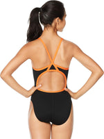 Speedo Women's Endurance+ Flyback Competitive Training Swimsuit Swimming Costume