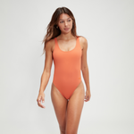 Speedo Women's Textured Deep U-Back Swimsuit Swimming Costume Swimwear BNWT