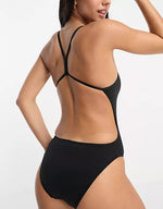 Speedo Women's Eco Endurance+ Thinstrap Swimsuit Swimming Costume Black BNWT