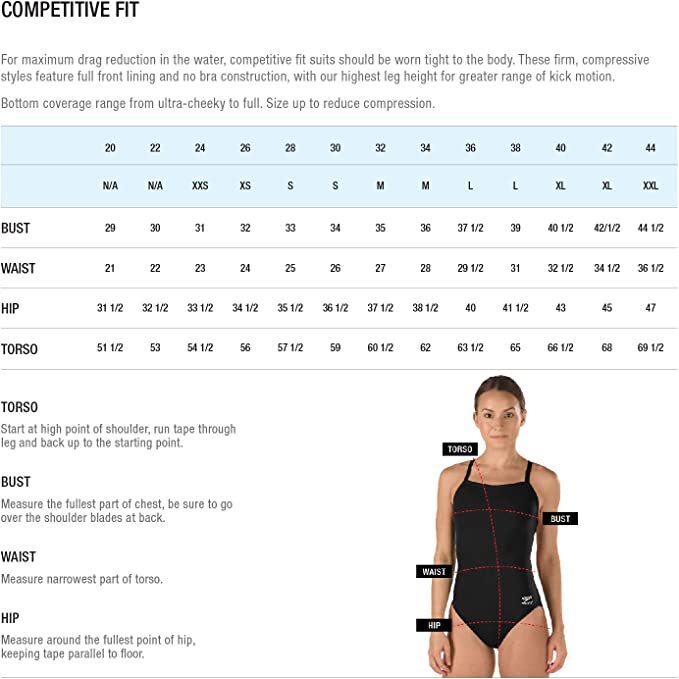 Speedo Women's Solid Endurance+ Flyback Training Swimsuit Swimming Costume BNWT