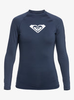 Roxy Women's Whole Hearted Long Sleeved Rash Vest Top Surf Shirt Swimsuit BNWT