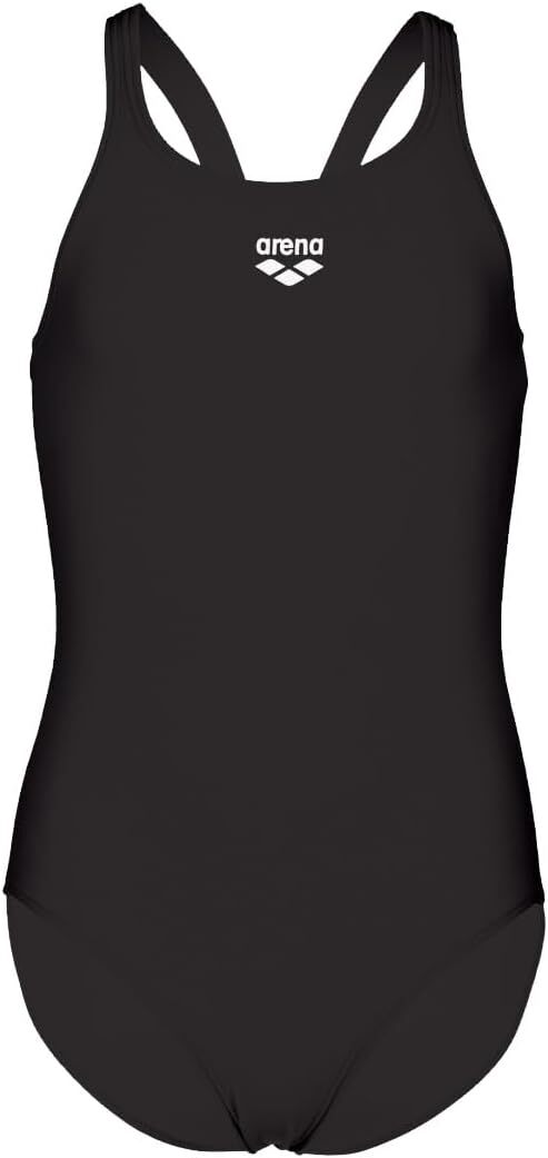 Arena Girls Dynamo Jr Junior One Piece Swimsuit Swimming Costume Black BNWT