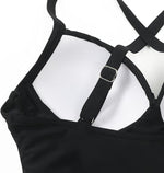 DOULAFASS Women's Tummy Control Cutout One Piece Swimsuit Swimming Costume BNWT