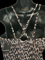 Simply Be Women's Animal Print Plus Size Swimsuit Swimming Costume One Piece