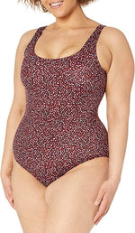Amazon Essentials Women's One Piece Coverage Swimsuit Swimming Costume BNWT