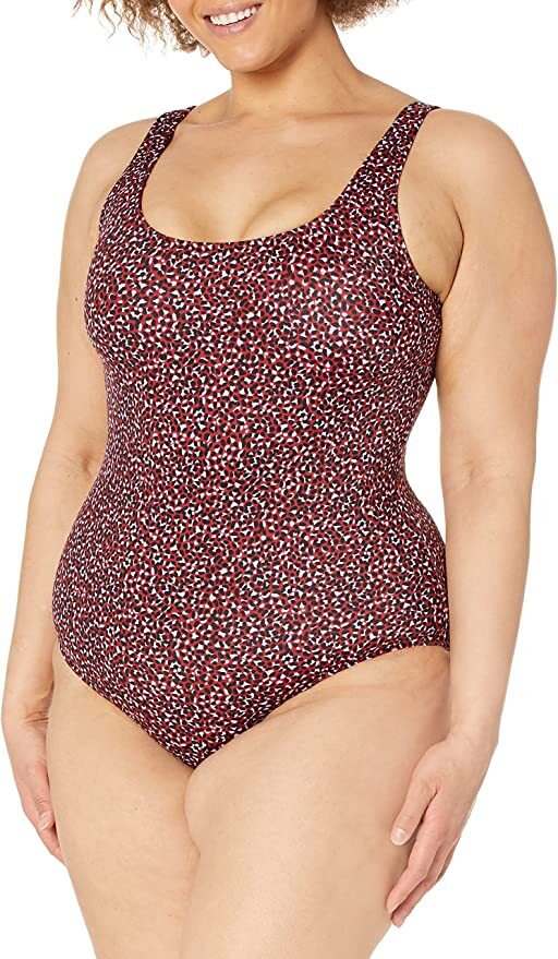 Amazon Essentials Women's One Piece Coverage Swimsuit Swimming Costume BNWT