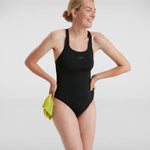 Speedo Women's Eco Endurance+ Essential Kickback Swimsuit Swimming Costume BNWT