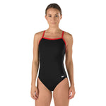 Speedo Women's Solid Endurance+ Flyback Training Swimsuit Swimming Costume BNWT
