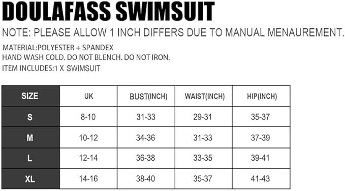 DOULAFASS Women's Racerback Bikini Set Swimsuit Swimming Costume Mesh BNWT