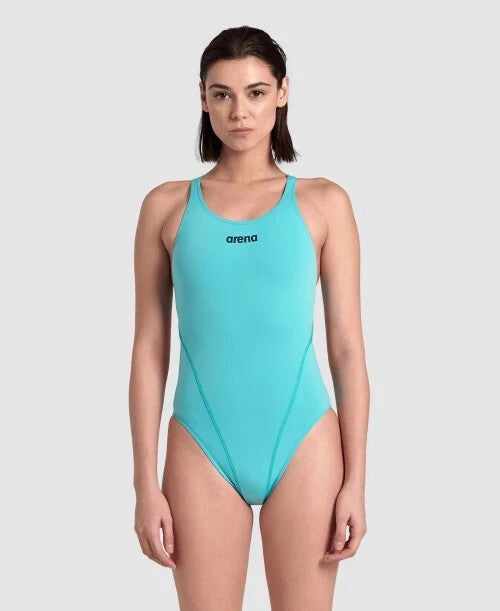 Arena Women's Team Swim Tech Solid Swimsuit Swimming Costume Girls Swimwear BNWT