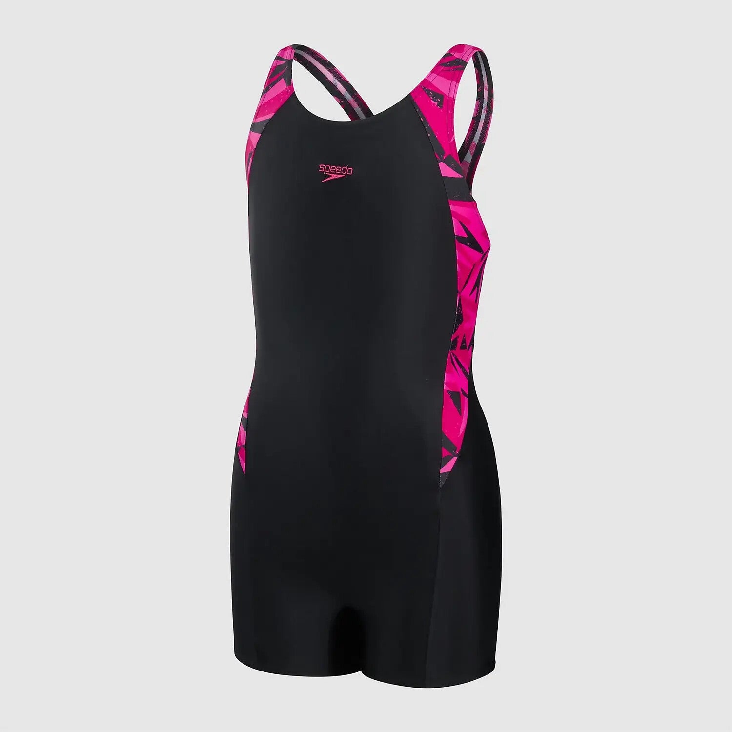 Speedo Hyperboom Splice Legsuit Girl's Swimsuit Swimming Costume Child Kids BNWT