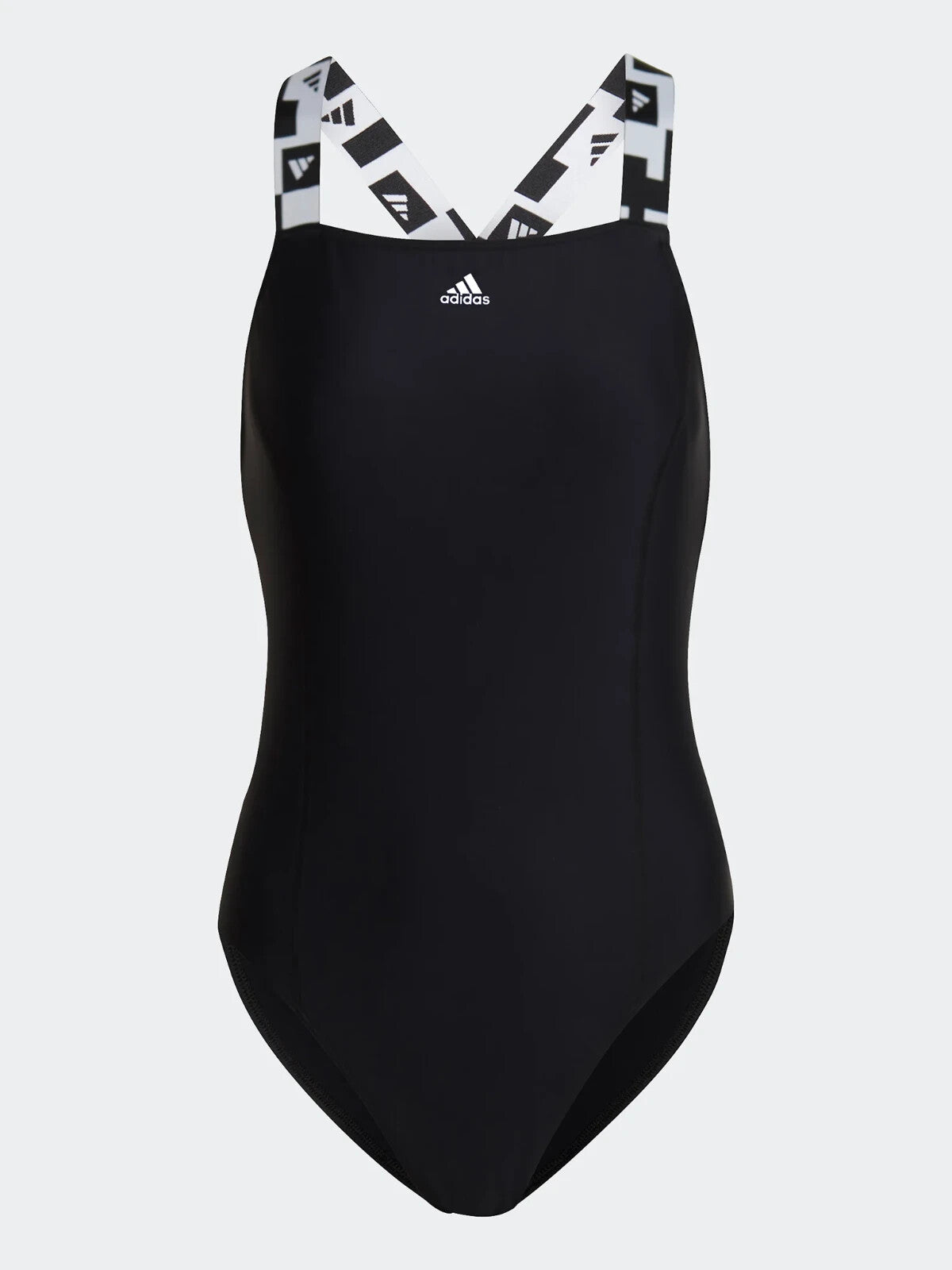 Adidas Women's Tape Swimsuit Swimming Costume Beach HA6020 BNWT