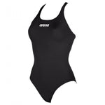 Arena Women's Solid Swim Pro Swimsuit Swimming Costume Black Ladies BNWT