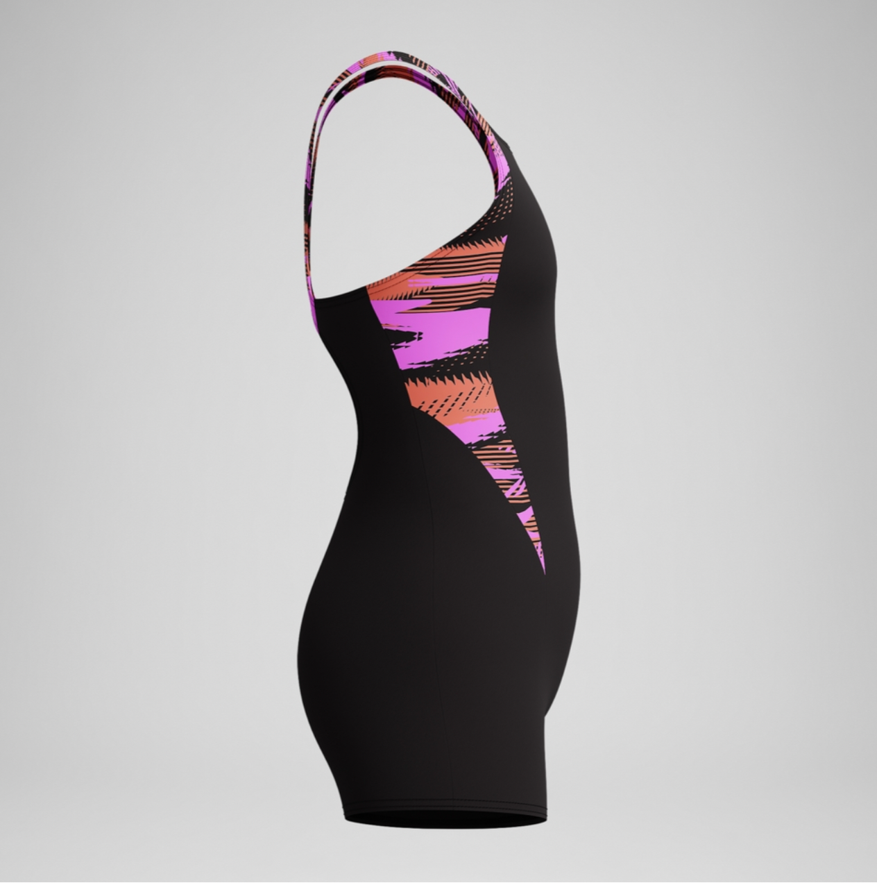 Speedo Girl's Hyperboom Splice Legsuit Swimsuit Swimming Costume Child Kids BNWT
