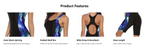 Attraco Women's Boyleg Legsuit Racerback Swimsuit Swimming Costume Kneeskin BNWT