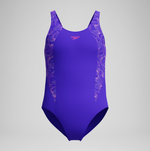 Speedo Girl's Hyperboom Splice Muscleback Swimsuit Swimming Costume Junior BNWT