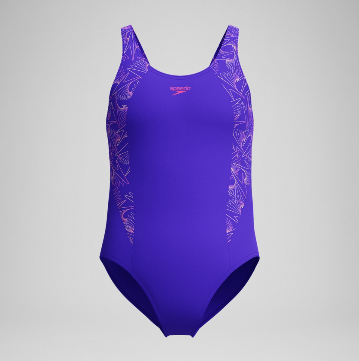 Speedo Girl's Hyperboom Splice Muscleback Swimsuit Swimming Costume Junior BNWT