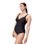 Speedo Women's Shaping Cross Knot Swimsuit Swimming Costume Swimwear Front BNWT