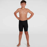 Speedo Boy's Boom Logo Splice Jammer Swimsuit Swimming Costume Shorts BNWT