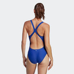 Adidas Women's 3 Bars One Piece Swimsuit Swimming Costume HS1746 BNWT