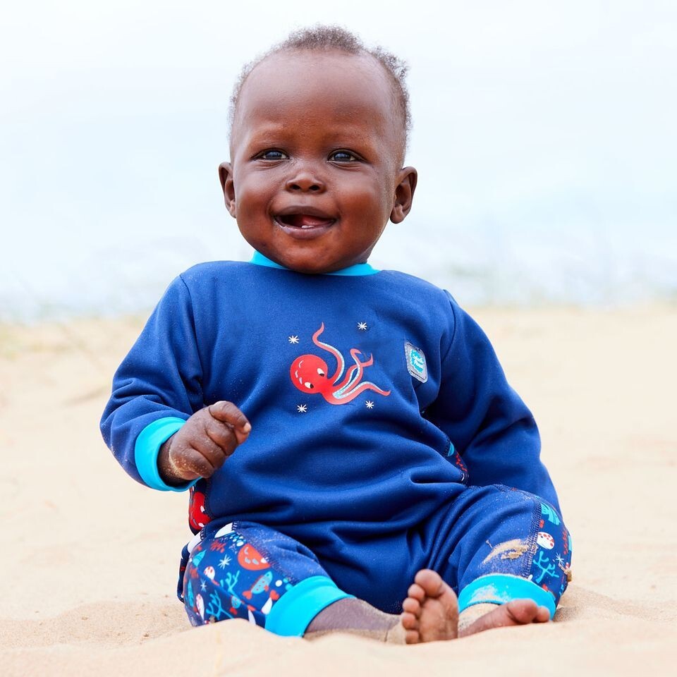 Splash About Baby Wetsuit - Warm In One Baby And Toddler - Under The Sea - BNWOT