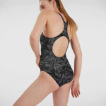 Speedo Women's Hyperboom Allover Medalist Swimsuit Swimming Costume BNWT