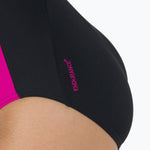 Speedo Women's Boom Logo Splice Muscleback Swimsuit Swimming Costume Pink BNWT