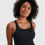 Speedo Women's Eco Endurance+ Legsuit Swimsuit Swimming Costume Black BNWT