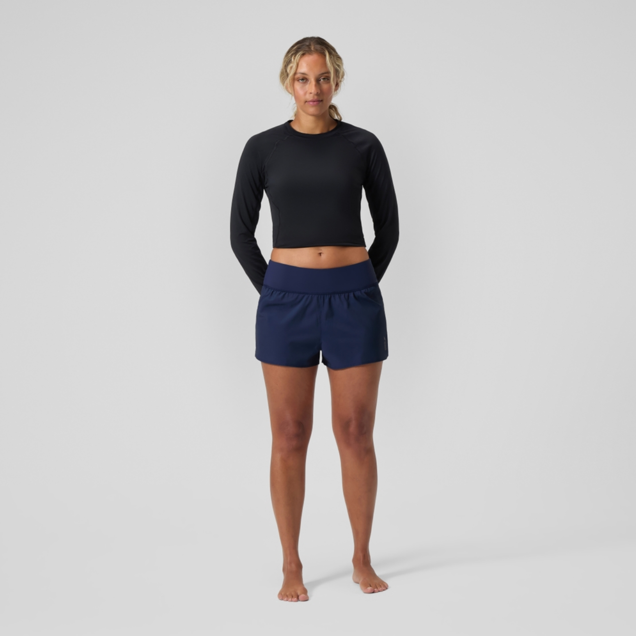 Speedo Women's Lookout Swim Shorts Swimsuit Swimming Costume Navy BNWT