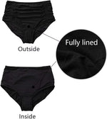CharmLeaks Women's Medium Waist Bikini Bottom Swimsuit Swimming Costume BNWT