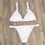 Chechury Women's Triangle Low Waist Sexy Bikini Swimsuit Swimming Costume BNWT