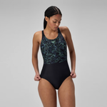 Speedo Women's Hyperboom Placement Muscleback Swimsuit Swimming Costume BNWT