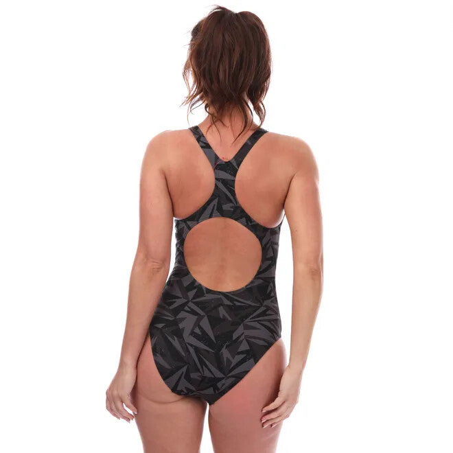 Speedo Women's Hyperboom Allover Medalist Swimsuit Swimming Costume BNWT