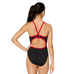 Speedo Women's Solid Endurance+ Flyback Training Swimsuit Swimming Costume BNWT