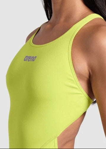 Arena Women's Team Swim Tech Solid Swimsuit Swimming Costume Girls Swimwear BNWT