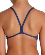 Arena Girl's Team Swimsuit Challenge Solid Swimming Costume Navy BNWT