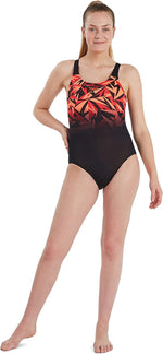 Speedo Women's Hyperboom Placement Muscleback Swimsuit Swimming Costume BNWT