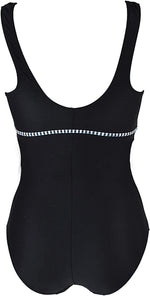 Splash About Soaked Women’s Ladies' Swimsuit Swimming Costume Monochrome BNWT