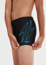 Speedo Boy's Hyperboom Placement Aquashort Shorts Trunks Swimsuit Swimming BNWT