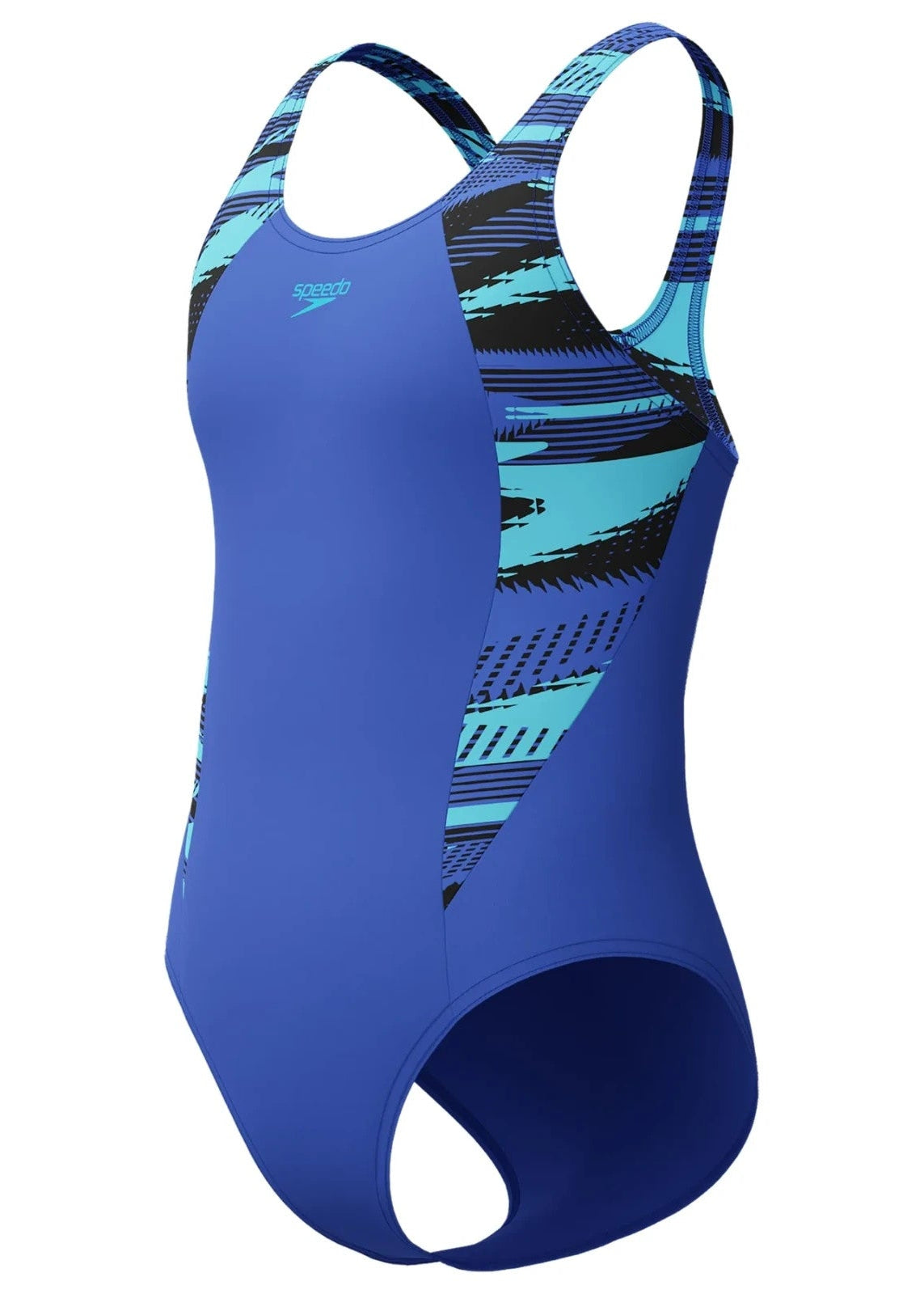 Speedo Girl's Hyperboom Splice Muscleback Swimsuit Swimming Costume Junior BNWT