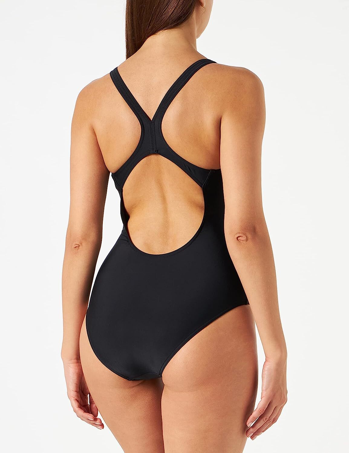 Arena Women's Dynamo One Piece Swimsuit Swimming Costume Swimwear Black BNWT