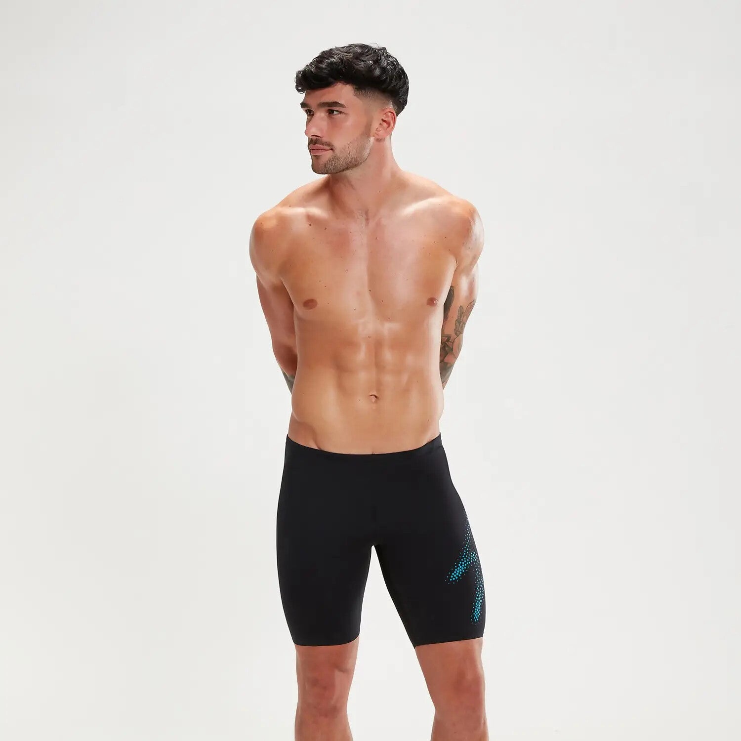Speedo Men's Hyperboom Placement Jammer Swimsuit Swimming Costume Shorts BNWT
