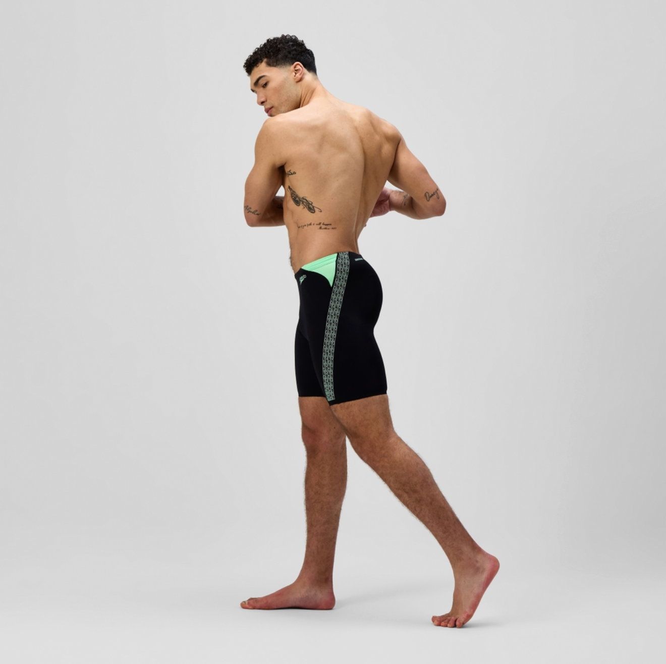 Speedo Men's Hyperboom Splice Jammer Swimsuit Swimming Costume Shorts BNWT