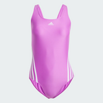 Adidas Women's 3-Stripes One Piece Swimsuit Swimming Costume IY9723 Three BNWT