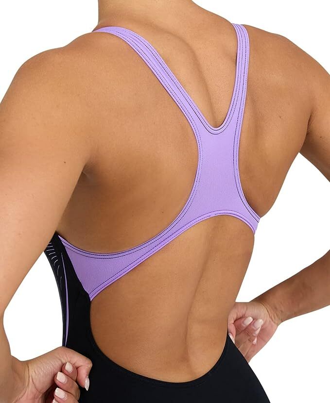 Arena Women's Swim Pro Back Graphic Swimsuit Swimming Costume Ladies BNWT