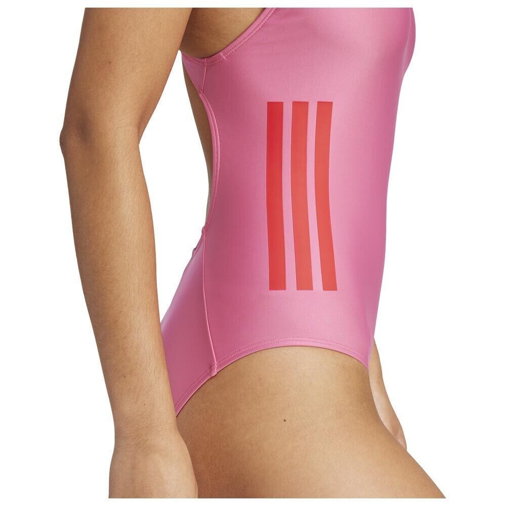 Adidas Women's 3-Stripes One Piece Swimsuit Swimming Costume JP0139 Three BNWT
